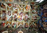 Sistine Chapel Ceiling Apostolic Palace Vatican Italy religous catholic