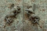 Angels on Doors of Orvietto Duomo Umbria Italy religious catholic