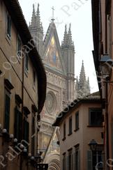 Orvieto Duomo Street View Umbria, Italy religious catholic
