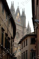 Orvieto Duomo Street View Umbria, Italy religious catholic