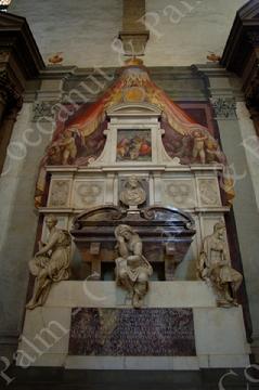 Tomb of Michelangelo Santa Croce Church Florence Italy religious catholic